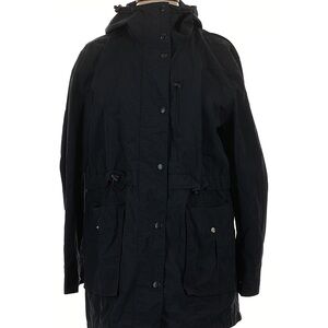 J. Crew Black Rain Jacket Size Small - LIKE NEW Org $118